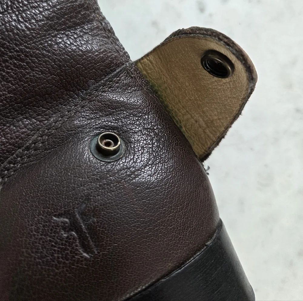 Frye Melissa Brown Leather Knee High Rear Zip Riding Boots 76430 Women’s SZ 7B m
